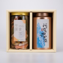 【茶食禮盒】精選阿薩姆紅茶＋綜合蔬菜脆片(2罐裝/盒)