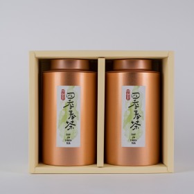 【茶葉禮盒】鮮爽四季春茶(2罐裝/盒)